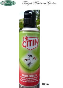 Citin Insektenspray 400ml, gegen fliegende und kriechende Insekten